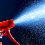 Happy New Year Spray Cleaner Bottle